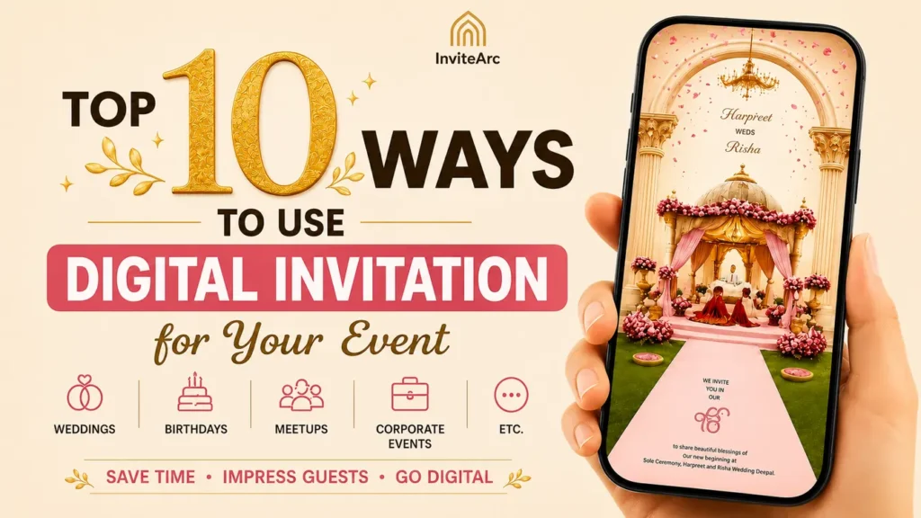 Top 10 Ways to Use Digital Invitation for Your Event” – Weddings, birthdays, meetups, corporate events, etc.