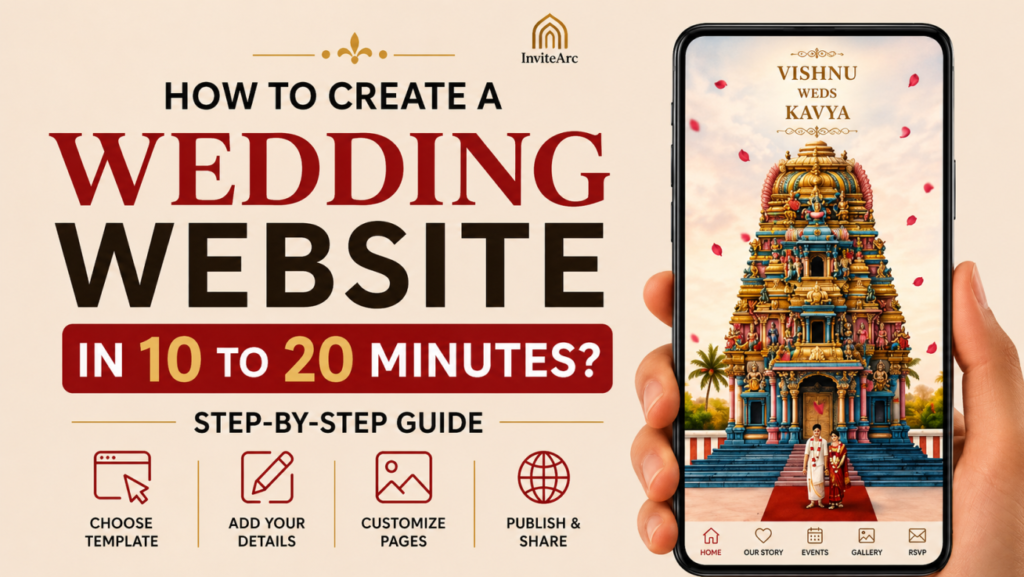 How to Create a Wedding Website in 10 To 20 Minutes? (Step-by-Step Guide)