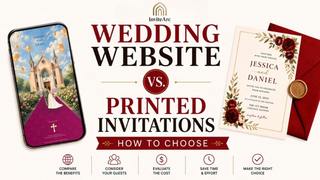 Wedding Website vs. Printed Invitations: How to Choose